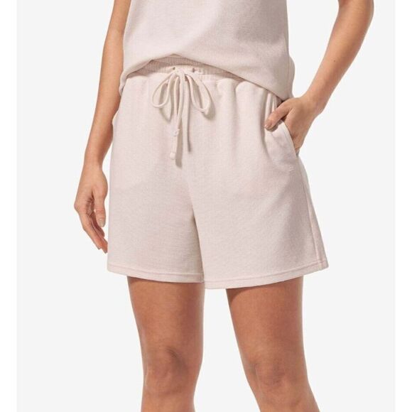 Tommy John Women Sz XS Pastel Parchment/Beige Zen Waffle Lounge Sleep Shorts - Picture 8 of 8